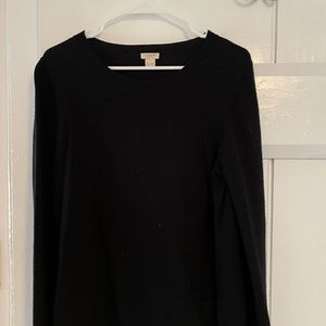 Black wool sweater